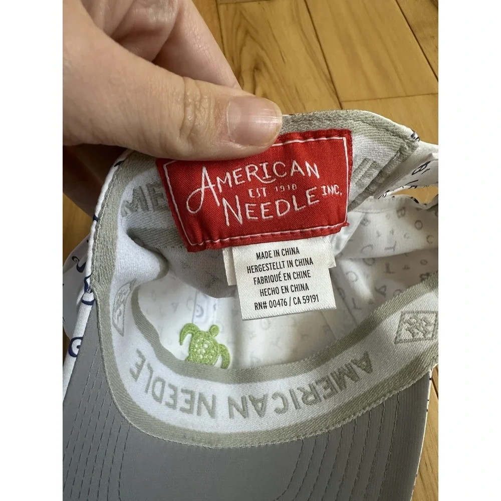 NWT American Needle Cabot Saint Lucia Scramble Kids Pace Turtle Hat Cap